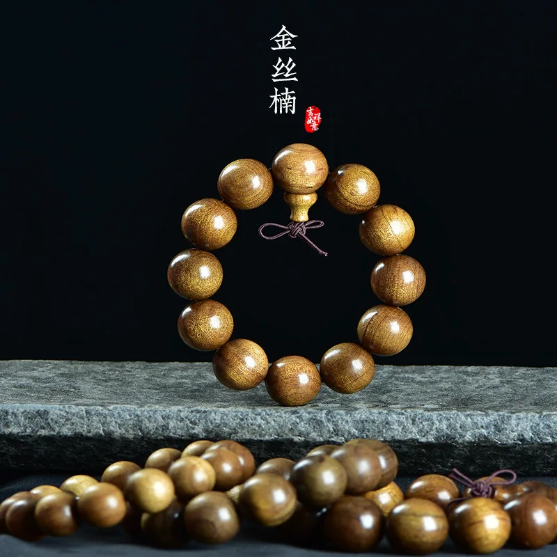 

2026 Old Material Phoebe Zhennan Beaded Bracelet 2.0 for Men Agarwood 108 Prayer Beads Bracelet for Women Gifts