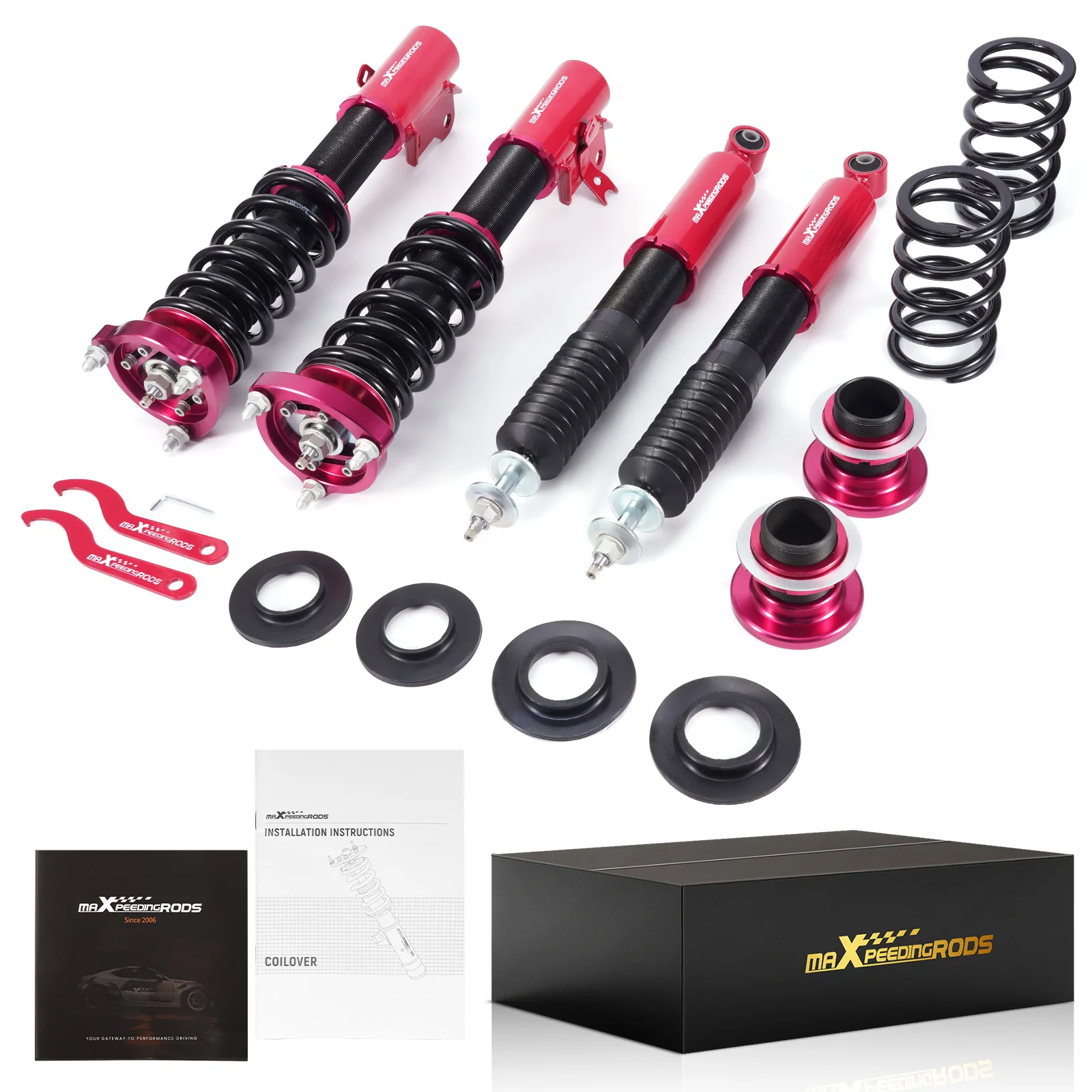 Complete Coilovers For Honda Civic VIII MK8 2006-2011 FG FA FD Shocks Coilovers Spring Suspension Lowering Kit