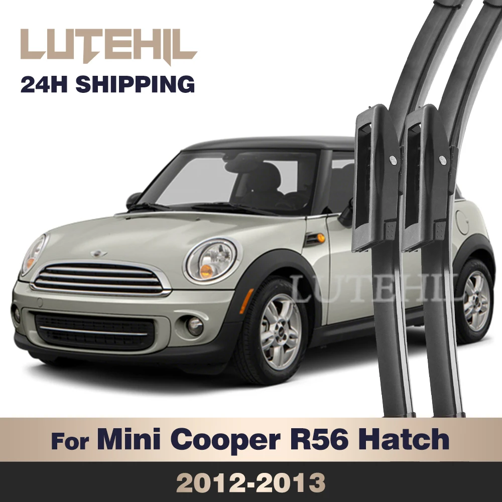 

For Mini Cooper R56 Hatch 2012-2013 Wiper Front Wiper Blades Windshield Windscreen Window Brush 19"+18"