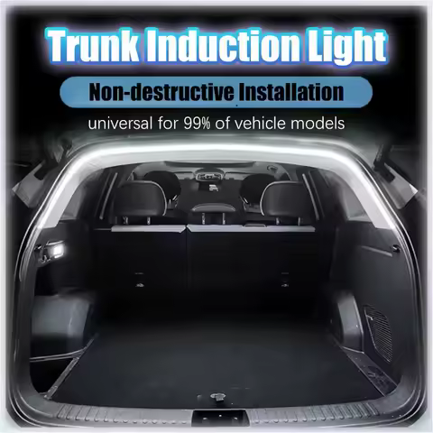 Car High Brightness Trunk Lighting Ambient Light Interior Decoration Led Wireless Automatic Sensing Tailgate Light Strip