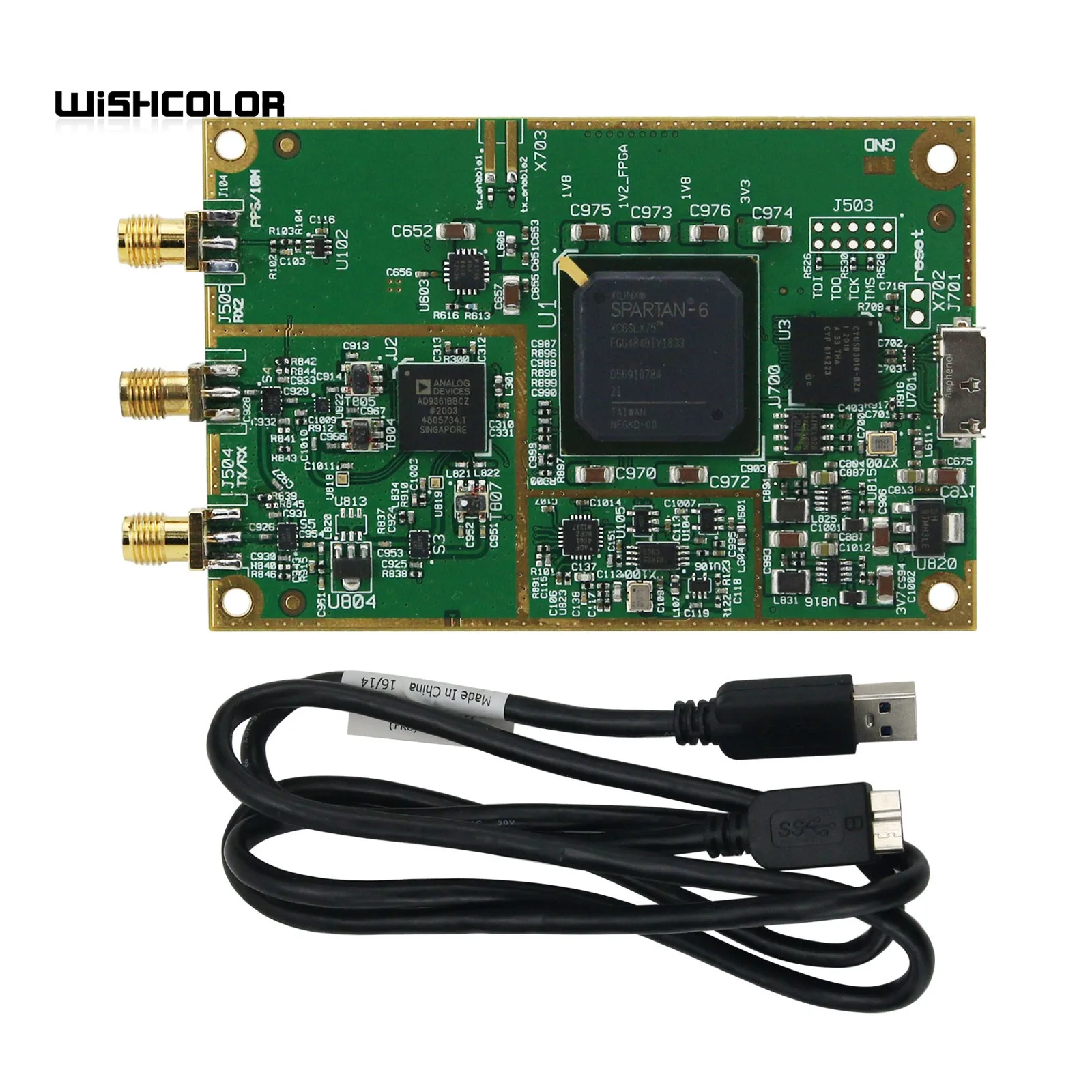 Hamgeek B200 Scale-Down Version Software Radio SDR RF Development Board USRP Replace For Ettus B200/B210Mini