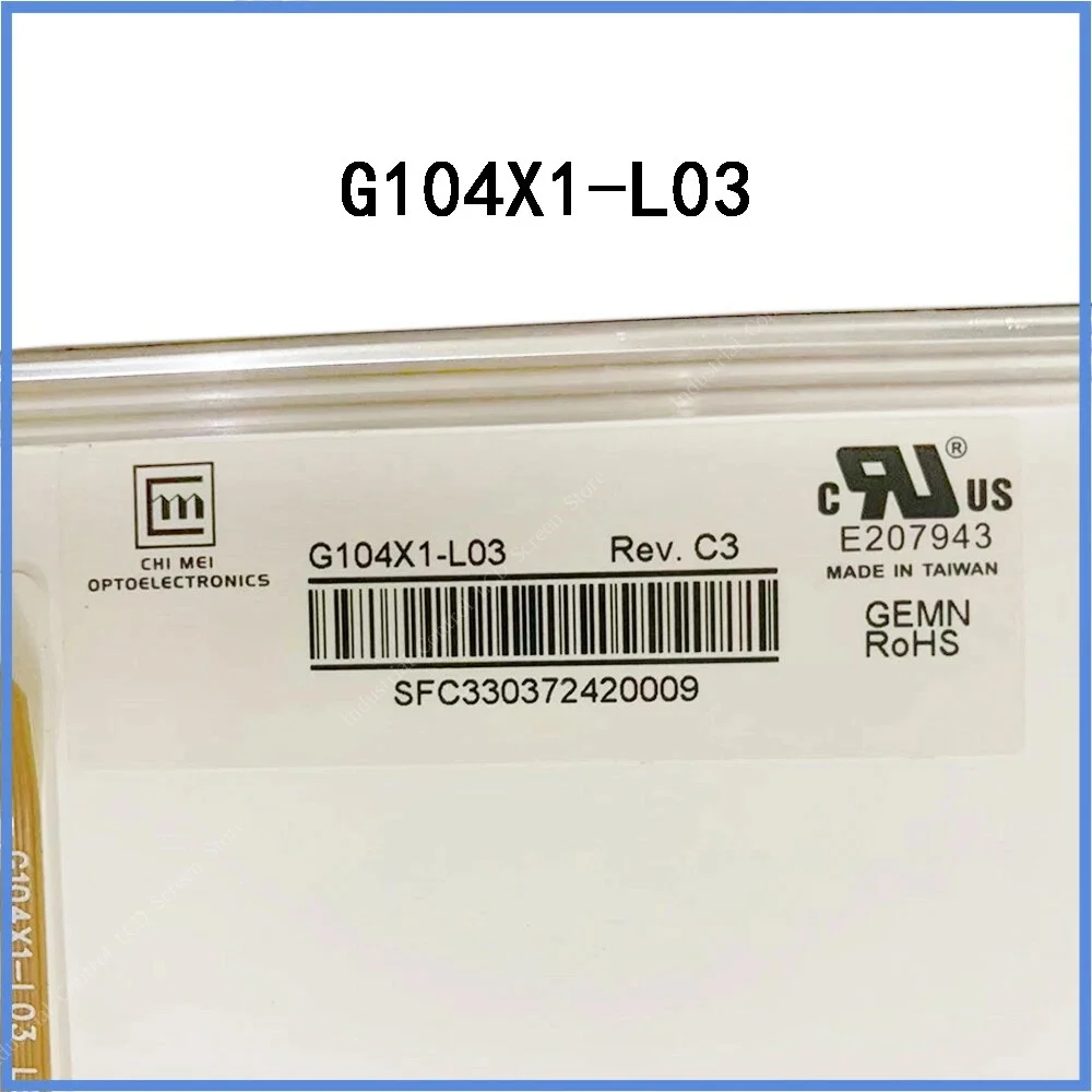 Yeni Orijinal 10.4 inç LCD 10.4 inç G104X1-L03 G104X1 L03 1024*768 لوحة ال سي دي Ekran TFT Tamamen Test Edildi