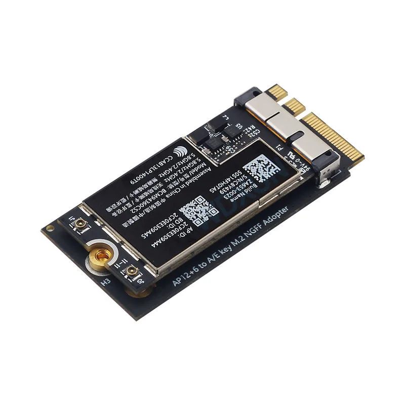 Broadcom Bcm94360cs2 Bcm4360 Bcm94360cs2ax บลูทูธไร้สาย WiFi การ์ดโมดูลสำหรับ A1465 13 "A1466 802.11ac