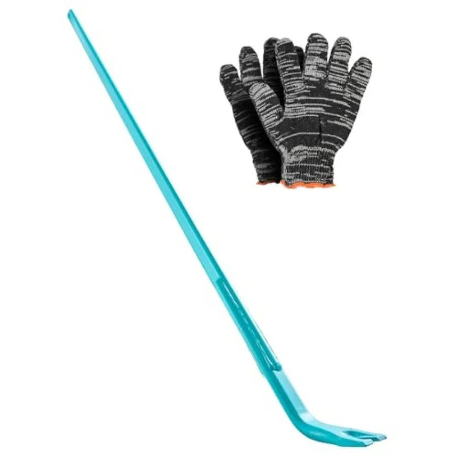 

VEVOR Open Angle Monster Pry Bar 52.5 Inch Carbon Steel Handle 2000lbs Prying Capacity Pry Lever Bar Crowbar for Concrete Demol