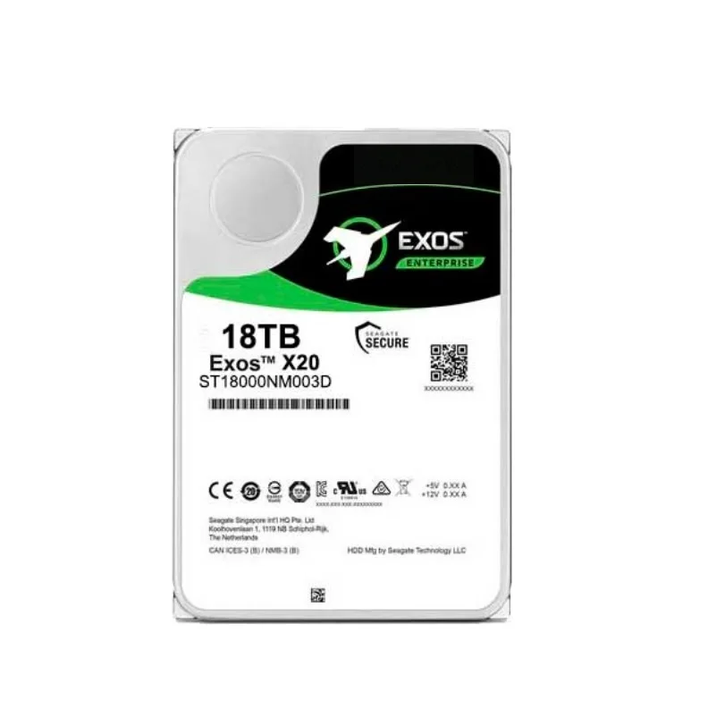 NEW 18TB HDD Exos X20 ST18000NM003D 16TB 14TB  7200 RPM SATA 6Gb/s 256MB Cache 3.5-Inch 18T Enterprise Server PC Hard Disk Drive