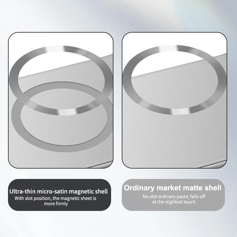Für Samsung S25 Edge Ultradünne Matte Metallic-Lackierung für Magsafe Hülle für GalaxyS25edge Magnetische Kabellose Ladung Harte PC-Abdeckung – Detail 3