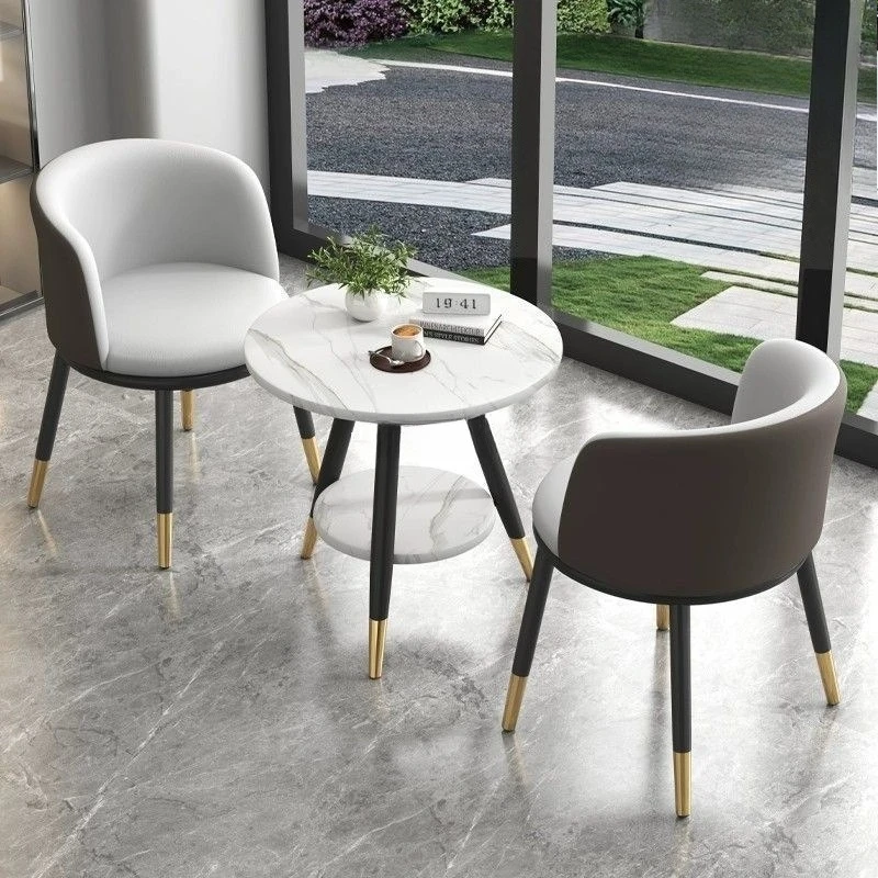 

Balcony tea table and chair leisure and chair tea three-piece set Internet celebrity one table and two chairs