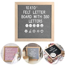 10*10 Inch Felt Letter Message Board Photo Frame With Plastic Bracket Letters Children Bedroom Playboard Ornaments Home Decor