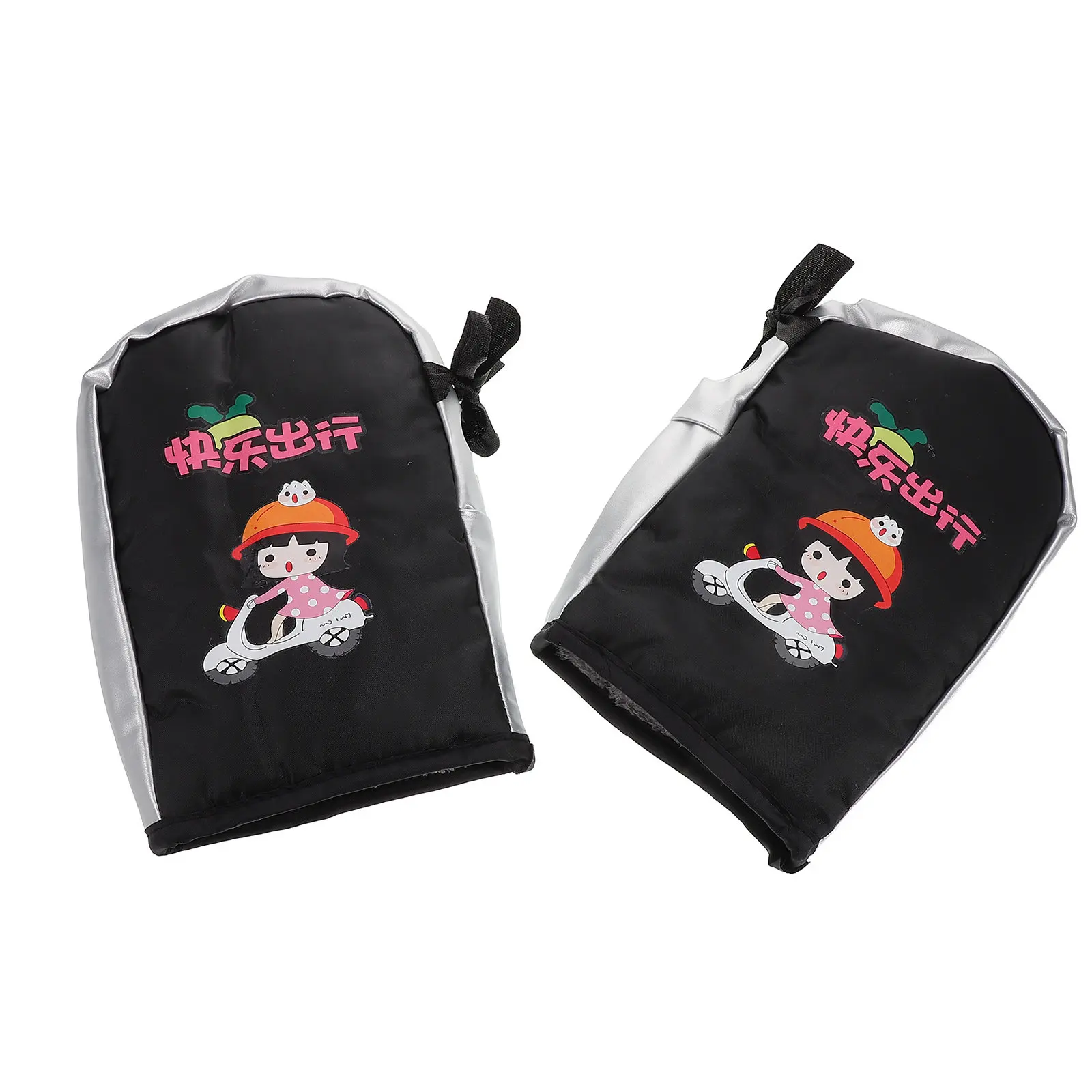 

1Pair Warm Handlebar Covers for Motorcycle Electric Bike Winter Riding Gloves Cold Resistance Comfortable Touch Non-Slip Wear