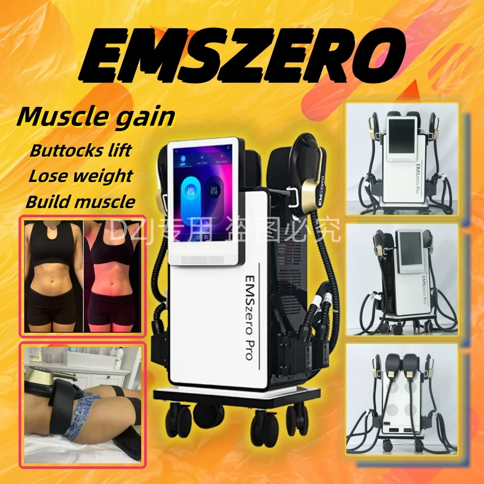 EMSZERO-máquina esculpida HI-EMT de 6500W, reducción de grasa, tonificación muscular, Abdomen, glúteos, quema de grasa corporal, construcción muscular, salón RF