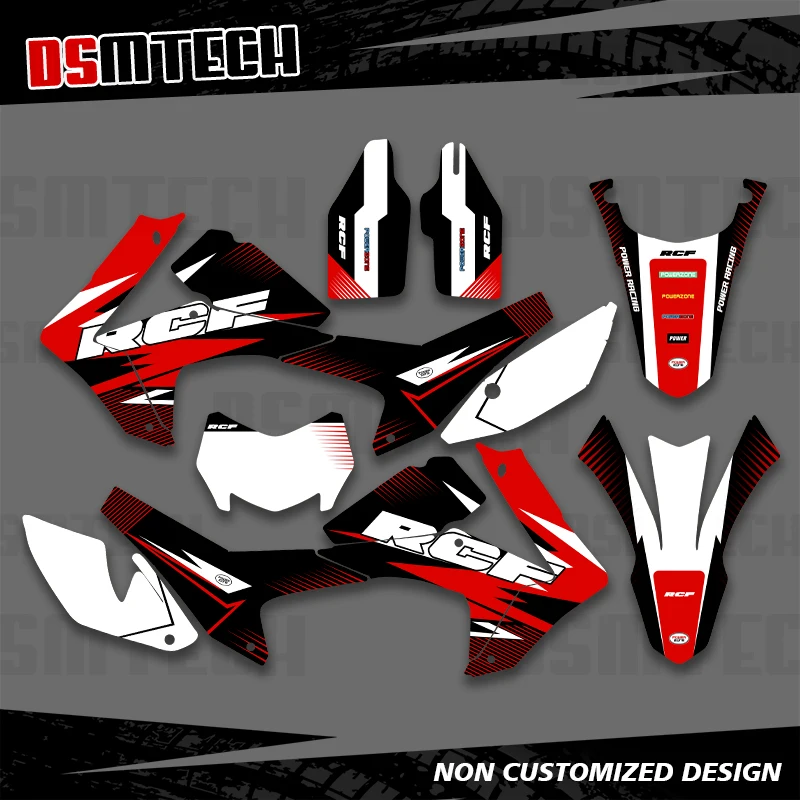 

DSMTECH для HONDA CRF250L CRF 250L 2012 2013 2014 2015 2016 2017 2018 2019 2020 графические наклейки наклейки для мотоцикла 001