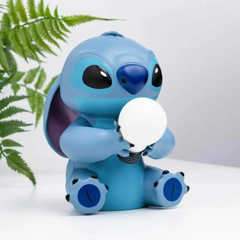 

Anime Peripherals Stitch Night Light Box Blue Cute Cartoon Desktop Decoration Room Decorations Collect Models Children Gift Toy