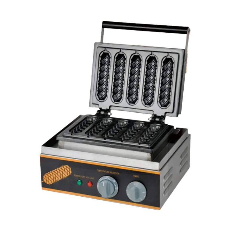 Hot Sale Durable 5 Sticks Waffle Stick Commercial Adjustable Temperature Control Non-stick Waffle From China