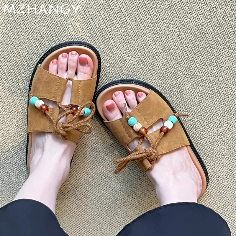 

Женские тапочки на плоской подошве. Дизайнерская обувь. Повседневные сандалии. Лето 2020. Модные шлепанцы. Новые прогулочные пляжные платья. Шлепанцы. Уютные Mujer Zapatos.