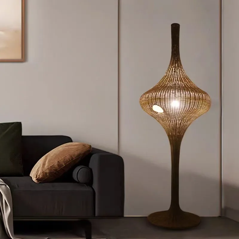 

Wabi Sandy Wind Hotel B & B Floor Lamp Japanese-style Living Room Bedroom Chinese Zen Tea Room South