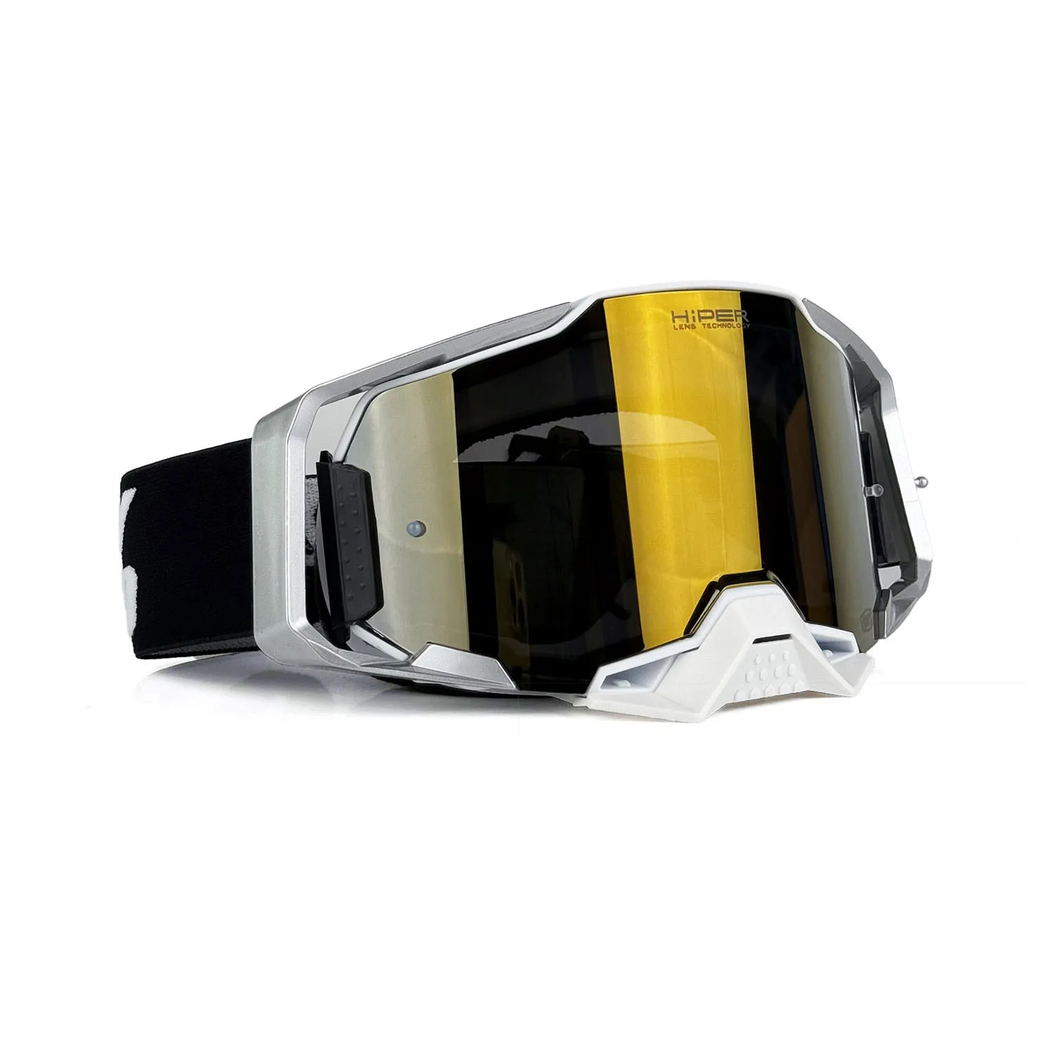 Professional MX ATV Off-Road Goggles Non-Slip Wind Dust Proof HD Vision Quick Release Helmet Compatible for Ski Riding Sports 4