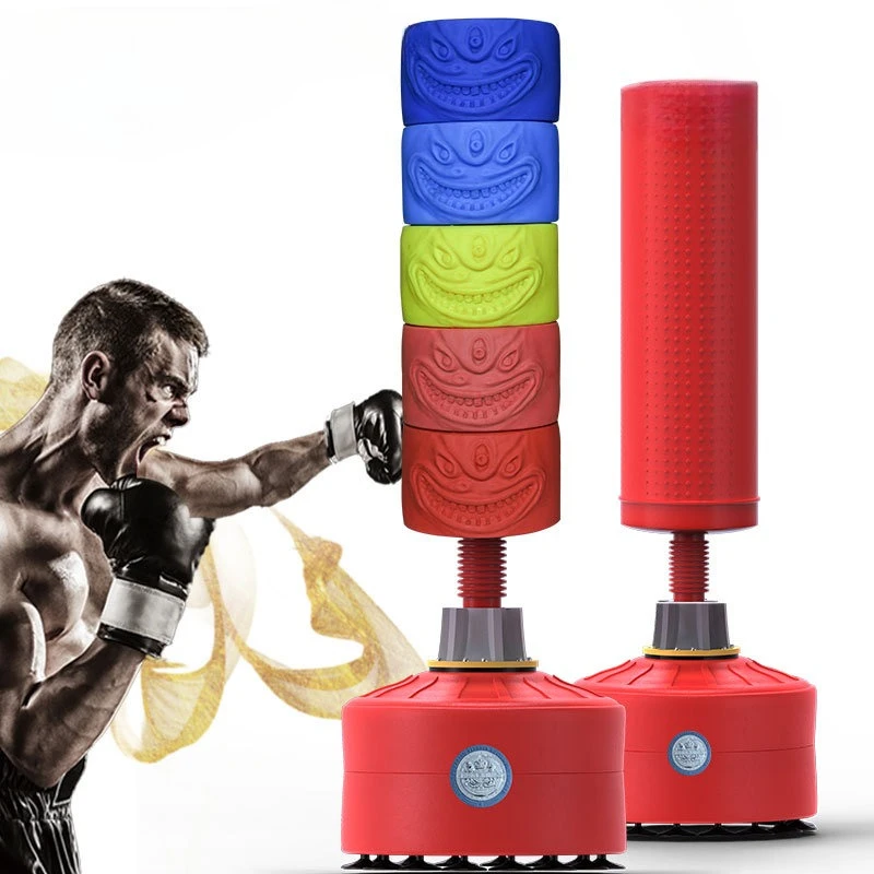 

Silicone boxing sandbag, vertical tumbler household sandbag Sanda trainer