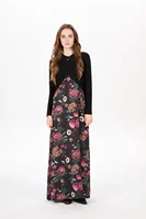 AS AW25 elegance slip satin dress + knitting cross top +mockneck woman clothing set adjustable maxi floor length - Image 3
