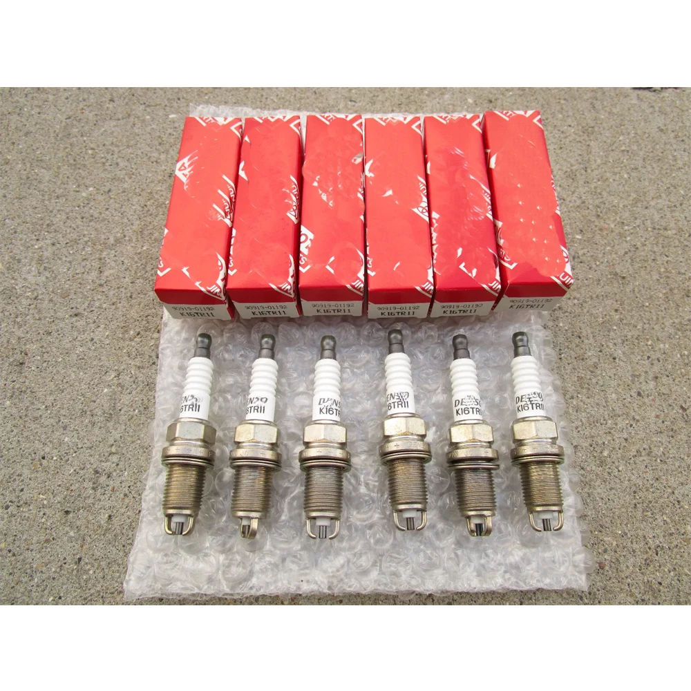 6/10 шт. K16TR11 90919-01192 Свечи зажигания для Toyota Tacoma Tundra 4Runner T100 9091901192   БЕСПЛАТНАЯ ДОСТАВКА!! !