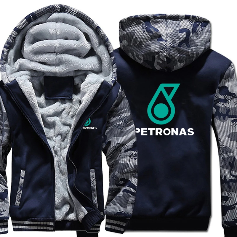 Petronas Hoodies Casaco Masculino Inverno Quente Lã Petronas Moletons Jaqueta