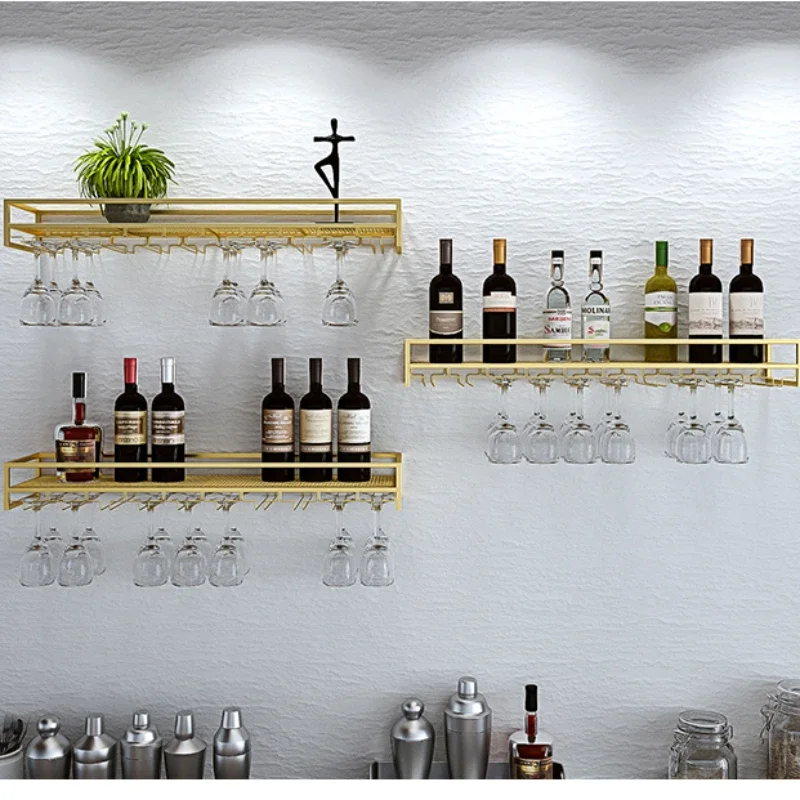 Armadietto da bar commerciale mobile Vetrina per esposizione di whisky di lusso Scaffale galleggiante Portabottiglie Mobili per vino refrigerati per fattoria