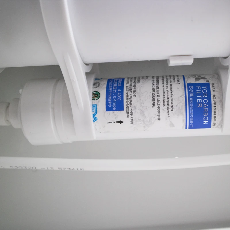 المطبخ المنزلي الذكي 400G 600 GPD 5 مراحل التناضح العكسي القلوي نظام تصفية المياه الصنبور Ro