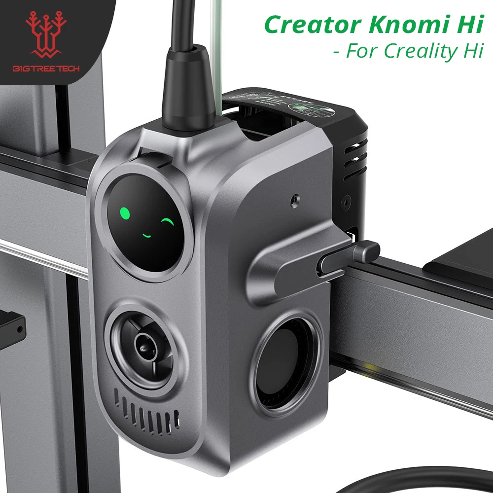 

BIGTREETECH Creator Knomi Hi For Creality Hi 3D Printer Progress Status Display Smart Screen Customizable UI Color GIFs