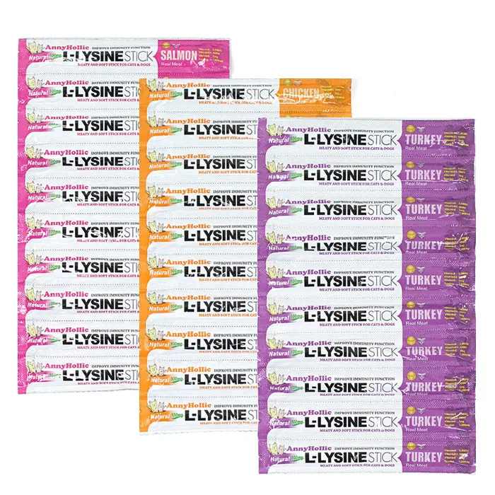أني هوليك L-Lysine عصا 5 جرام × 10ea وجبة خفيفة للقطط