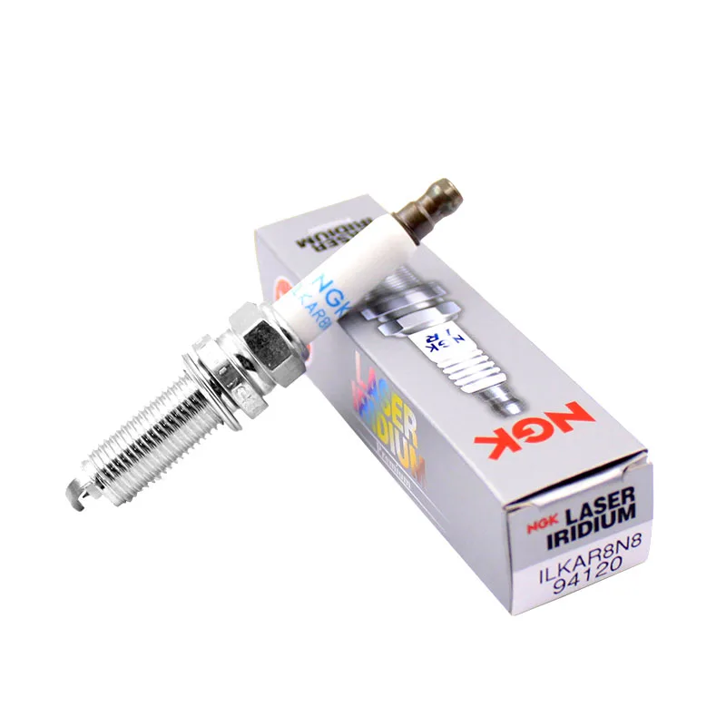 4Pcs NGK Iridium Spark Plug ILKAR8N8 94120 for MG GS HS ZS VOLVO S60 S80 S90 V40 V60 V90 XC40 XC60 XC90 V70 RENAULT SCENIC CLIO