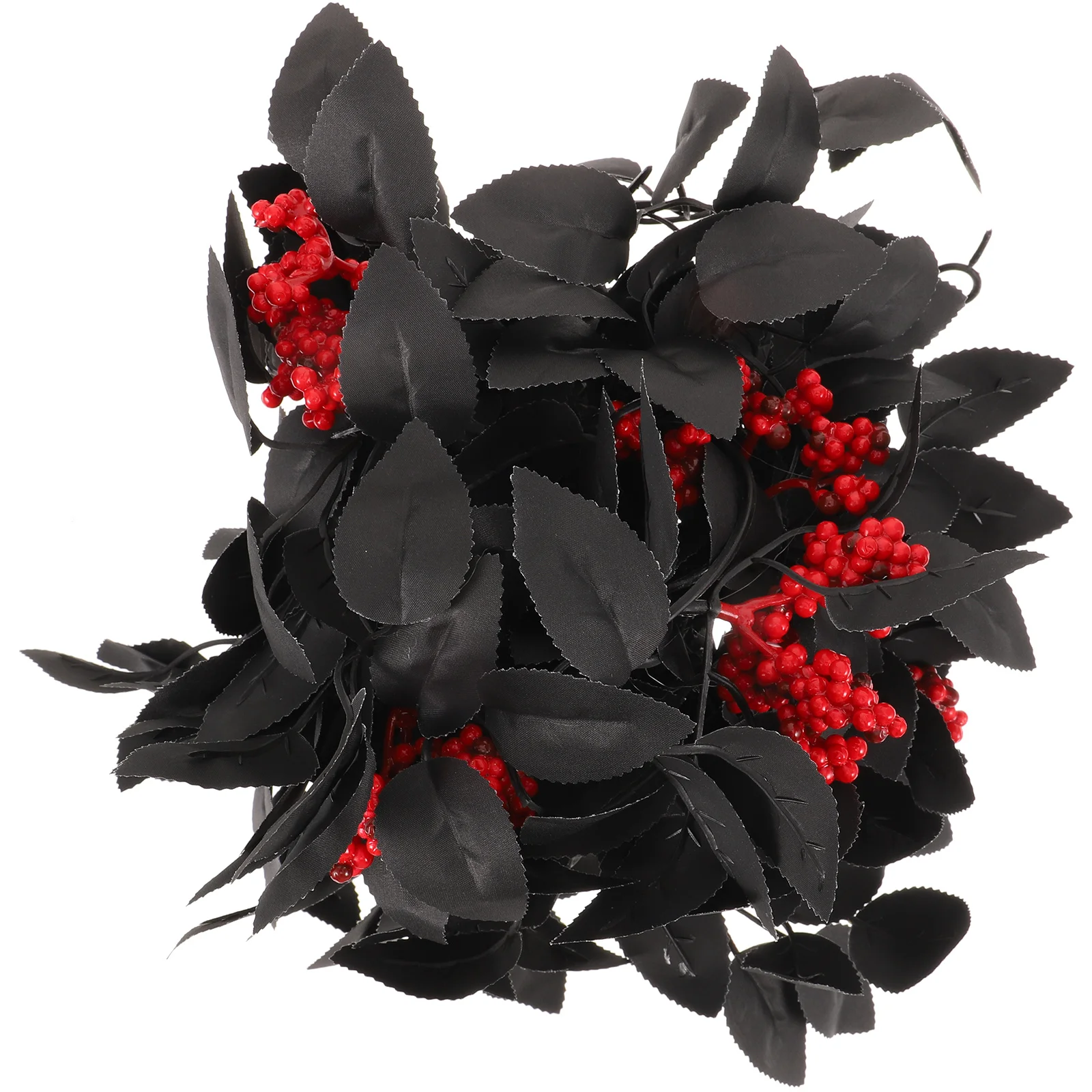 

1.75m Christmas Red Berries Balls Eucalyptus Leaves Decor Hanging naments Wall Door DIY Wreath Staircase Outdoor Party