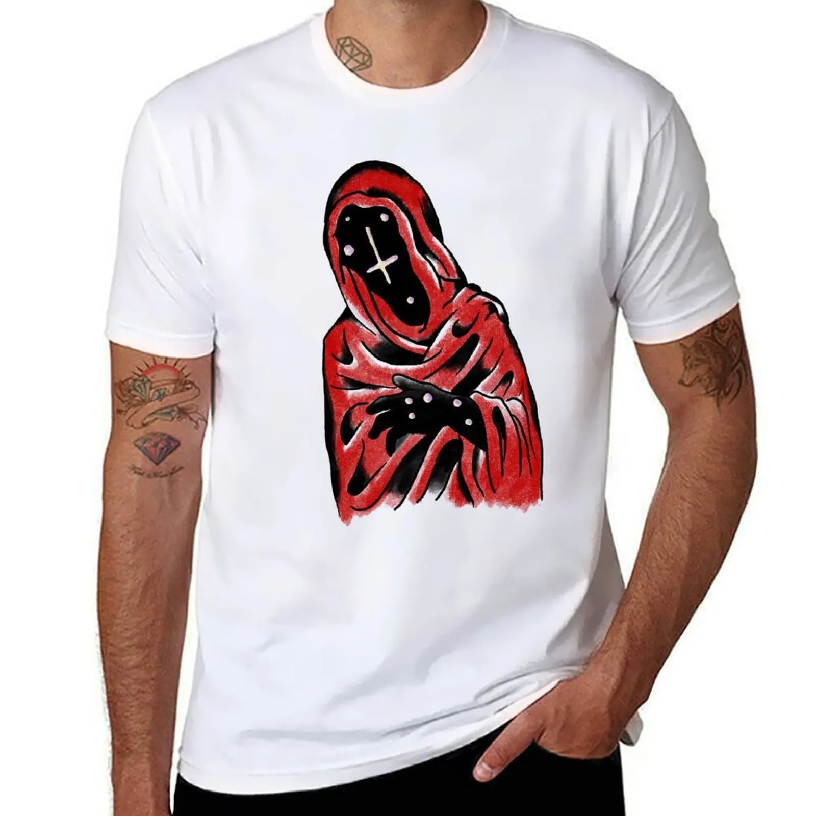 Футболка Leprosy Mage, мужские хлопковые забавные футболки, мужская простая футболка