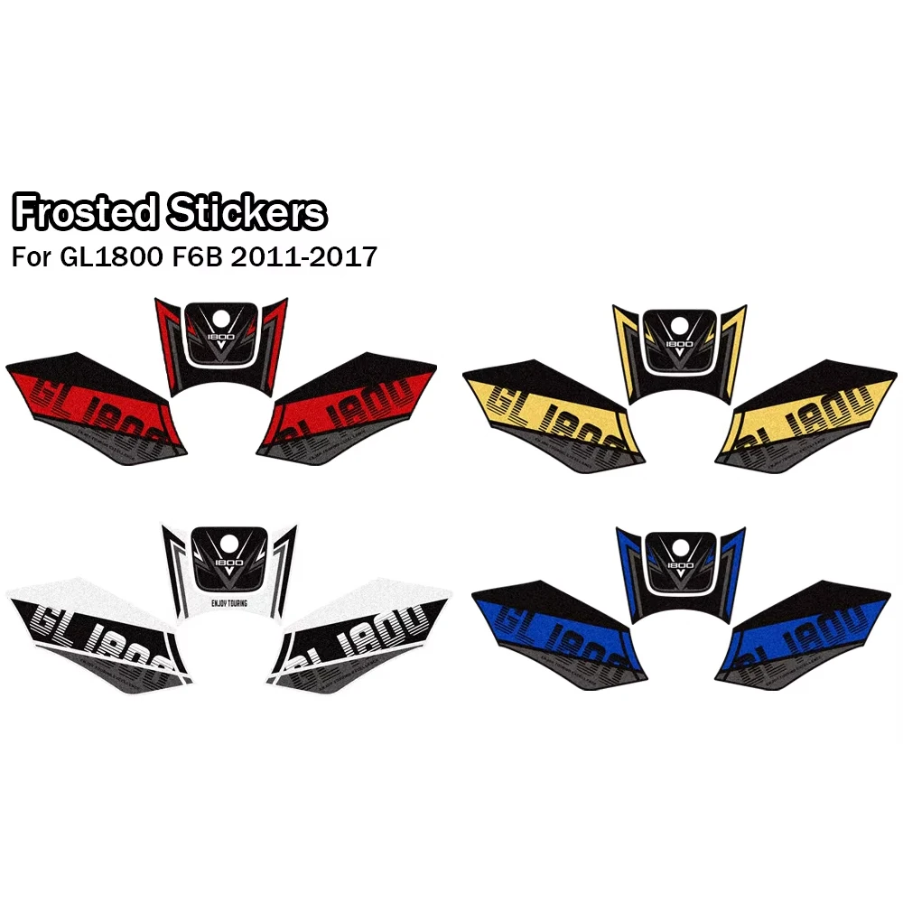 For Goldwing Gold Wing GL1800 GL 1800 F6B Tour 2011-2017 New Motorcycle Tank Pad Frosted Stickers Waterproof Anti-Slips Decals