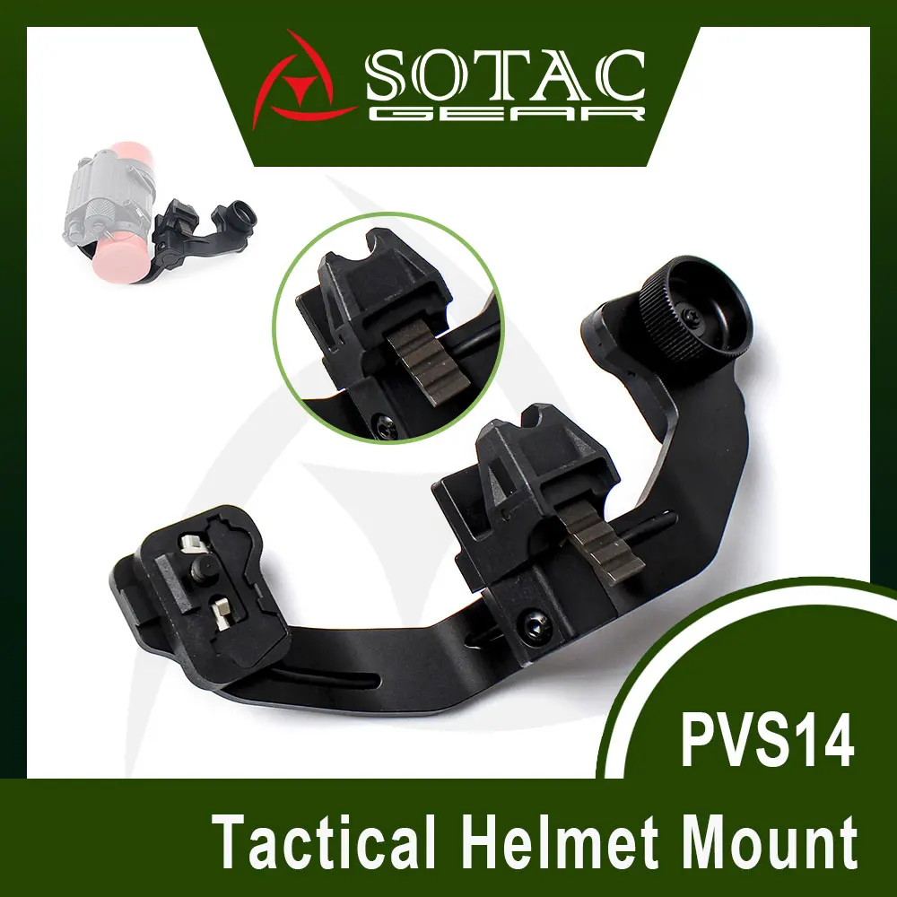 PVS-14 Night Vision Monocular Dual Mount Adapter Powered Dual Bridge Mount SOTAC