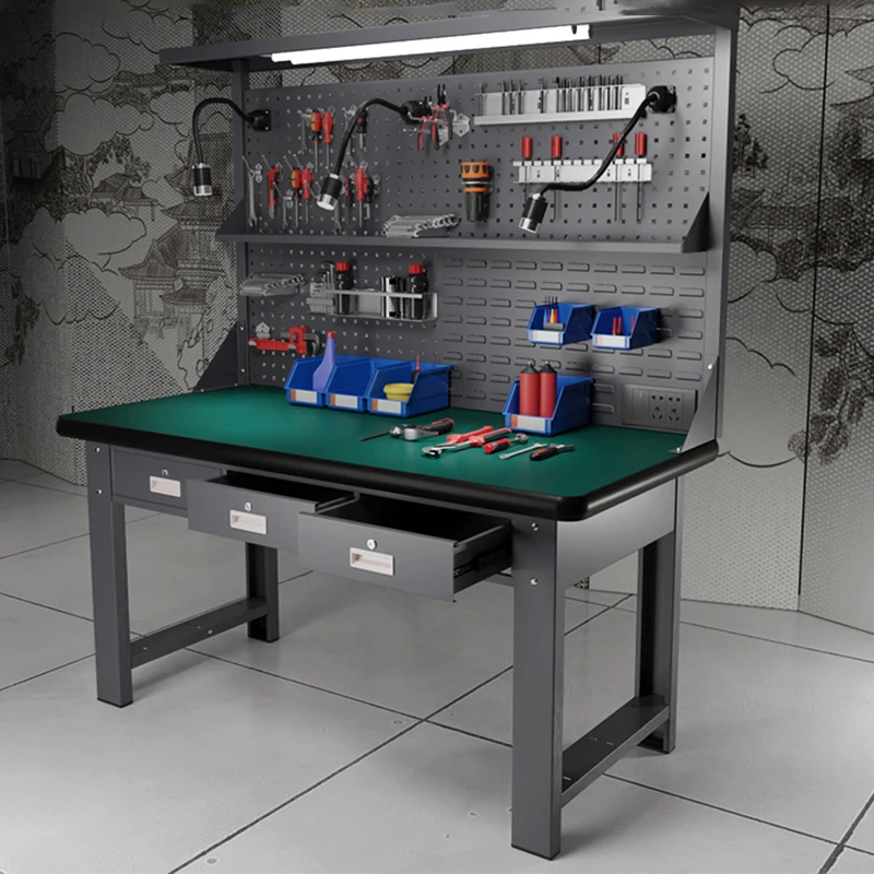Heavy-duty Workbench Anti-static Tabletop Adjustable Table Leg Workshop Workebench верстак 작업대