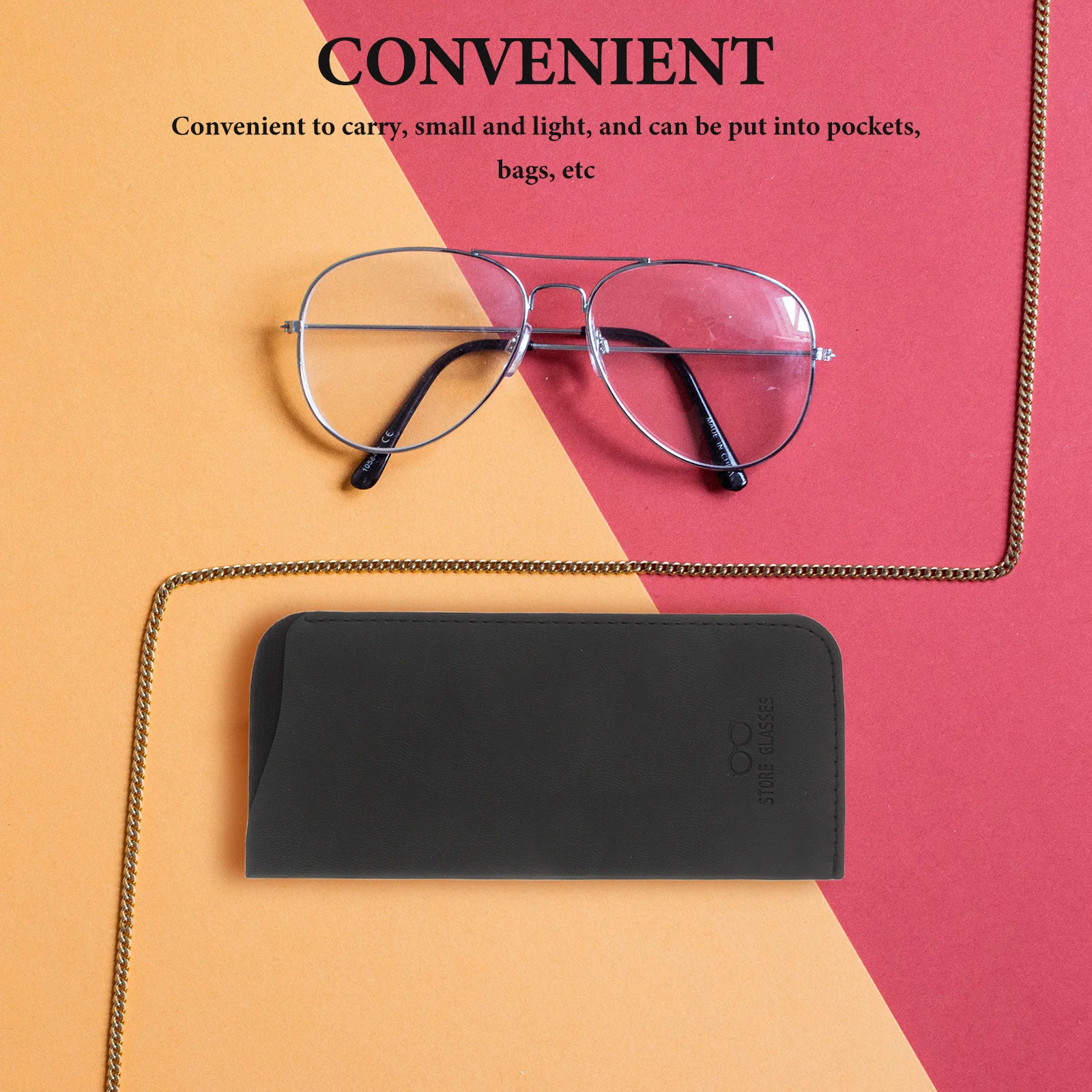 

3pcs Eyewear Pouch Vintage Soft Pu Sunglasses Case For Women Glasses Bag Organizer Travel Storage Pouches Lightweight