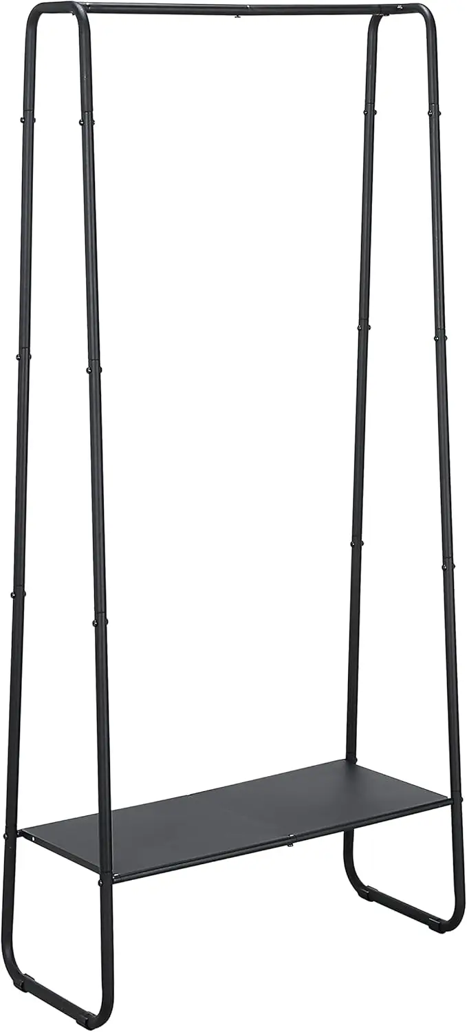 

Freestanding Clothes Garment Rack, Organizer Closet (Blk)
