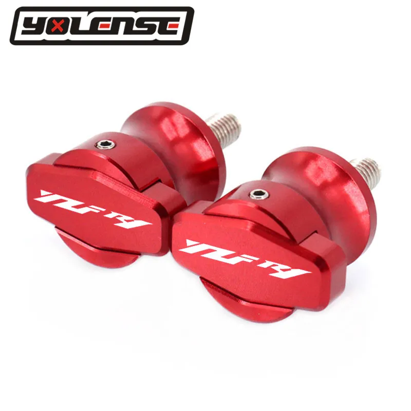 For YAMAHA YZFR1 YZF-R1 YZF-R3 YZFR3 YZF R1 R3 Motorcycle CNC M6 Swingarm Sliders Spools Paddock Stand Bobbins