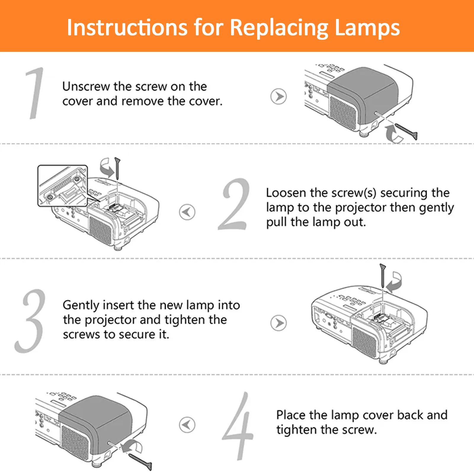 Replacement Projector Lamp ET-LAE200 for Panasonic PT-EX600UL PT-EX600L PT-EX600EL PT-EX500UL PT-EX500EL PT-EW630UL PT-EW630EL