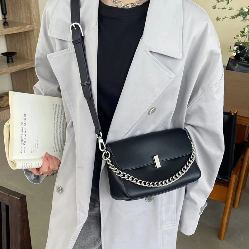 

Женская корейская сумка через плечо из коровьей кожи, женская роскошная однотонная сумка через плечо из воловьей кожи, маленькие сумки, женские модные трендовые сумки