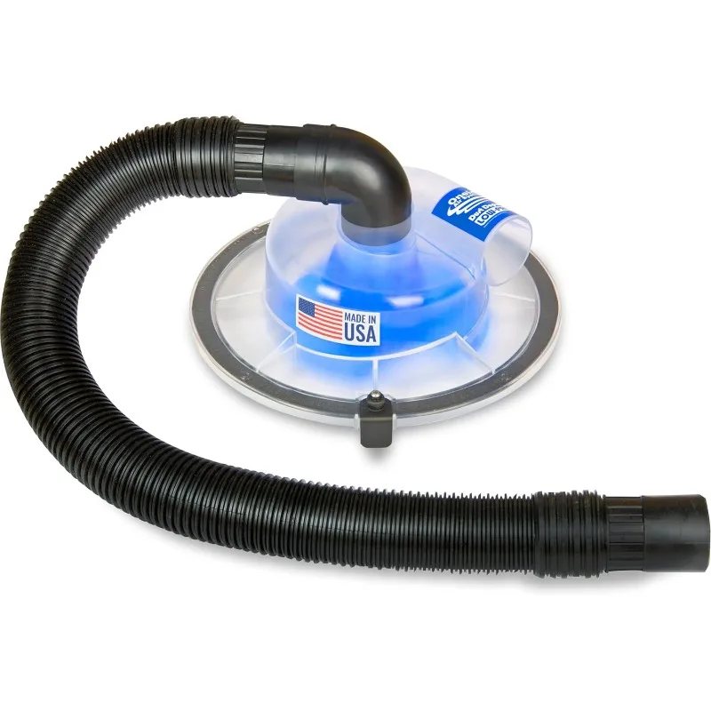 

Dust Deputy Low-Pro Plus Cyclone Dust Separator – Engineered High Flow Wet/Dry Vacuum Kit – Fits Standard 5 Gallon Buckets