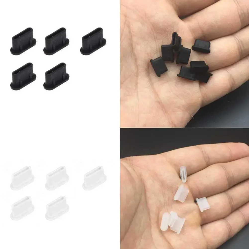 10x Anti Dust Plugs USB C Charging Holes Silicone Type C Port Protection Dust Plug For Samsung S9 S8