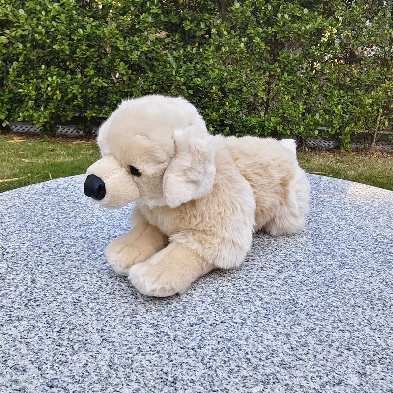 Simulation Animal Labrador Retriever Plush Toy Hound Puppy Dog Doll Retriever Dolls Super Cute Gift 36cm DY10403