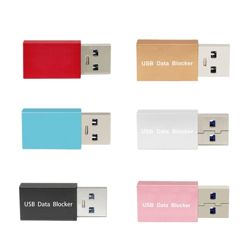 

USB Data Blocker USB Converters Head with Data Blocking High Voltages 12V and Current 3A Support,Universal Compatibility