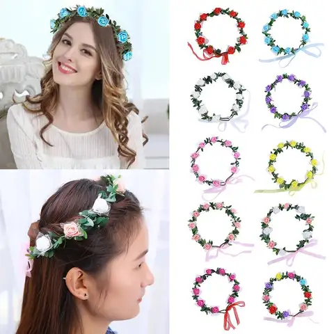 Hairbands Headbands Hair Accessories Headpiece Bride Headdress Party Decor Hair Jewelry Wreath Crown Women Girls Wedding