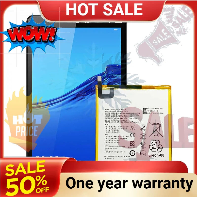 SWZY New  5100mAh Battery for Huawei Honor M5 Lite 8 2019 JDN2-W09 JDN2-AL00HN JDN2-L09 JDN2-W09/-AL09/-AL10 M3 8.4