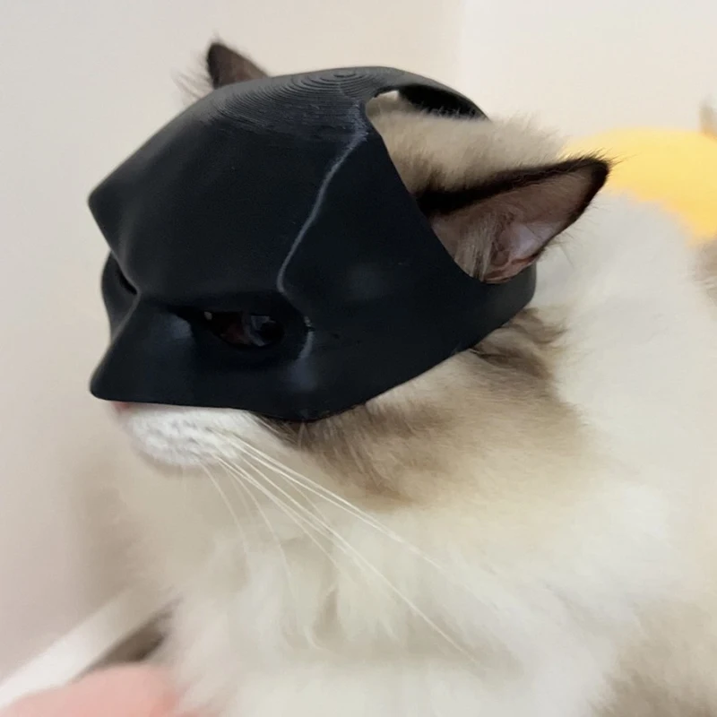 Nueva máscara de avenger de gato murciélago negro, bonita máscara de murciélago, juguetes geniales de superhéroe, máscara de murciélago para gatos y perros, máscara de maquillaje, suministros para fiestas