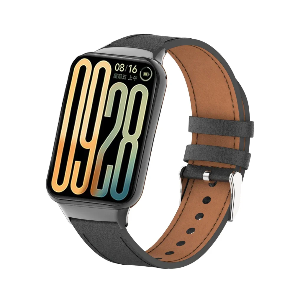 Xiaomi Mi Band 9/8 Pro用レザーストラップ,Redmi Watch 4/5用の柔らかく快適な交換用ブレスレット,アクセサリー