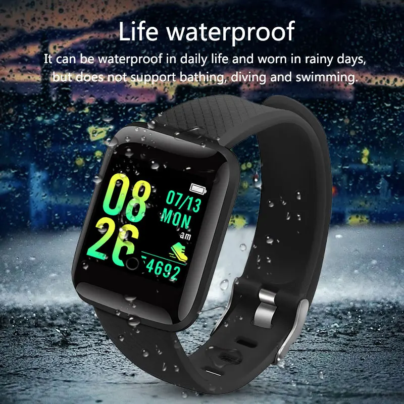 Silicone Kids Smart Watch Men Sports Smartwatch Fitness Tracker For Boys Girls Electronic Waterproof Smart  Watches Clock reloj