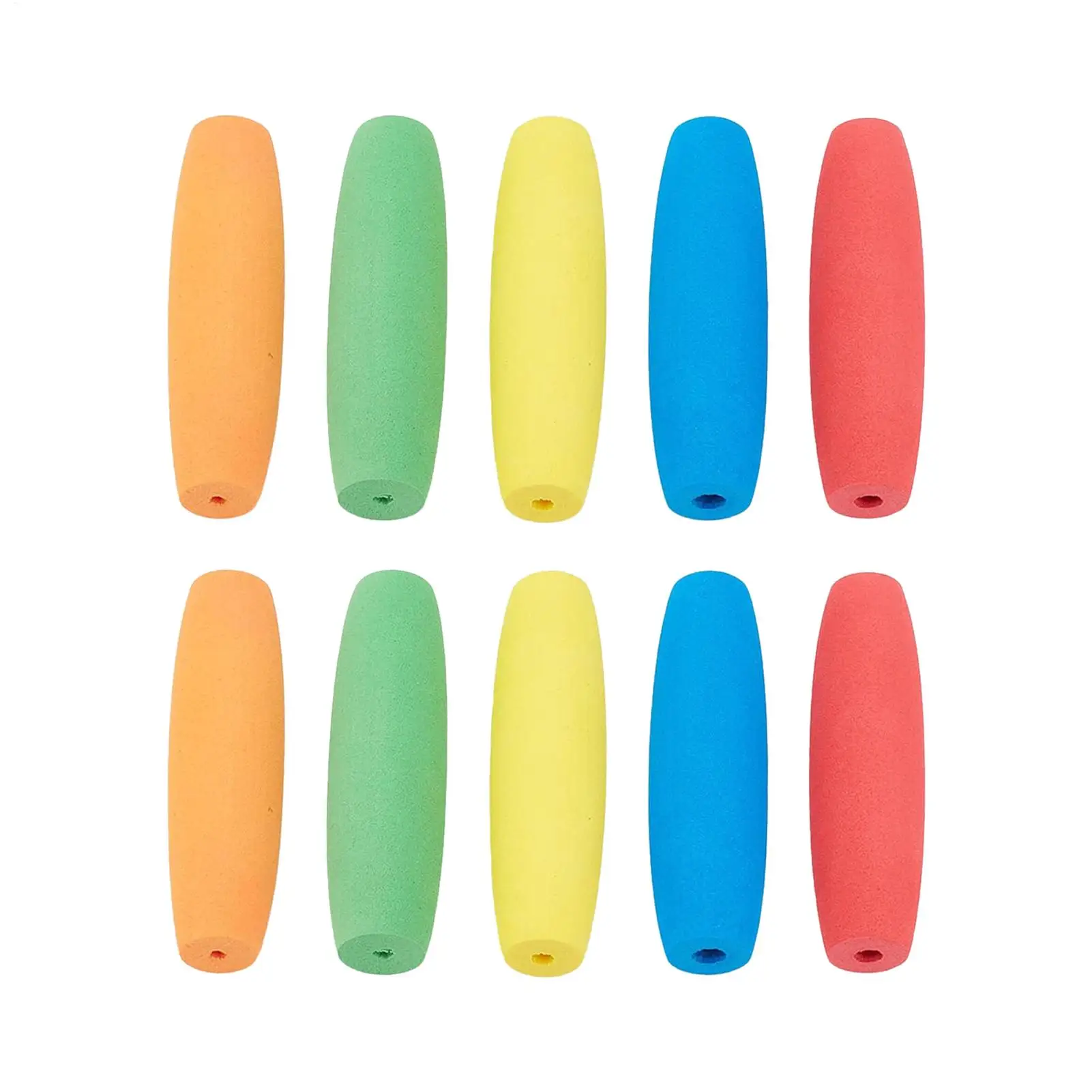 10pcs Foam Grip Tubing Anti-Slip Cutlery Padding Handle for Cooking Kitchen Disabled Eating Crafts Adults Elderly Supplies ﻿