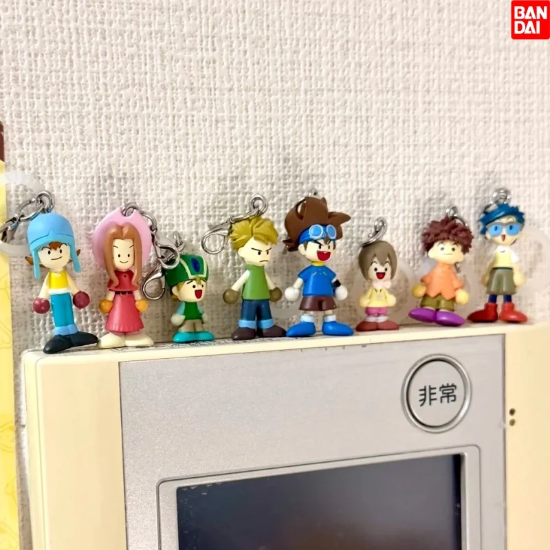 

Брелок-гашапон Bandai Digimon Adventure 02: Мини-фигурка Таичи Ягами, подвеска для сумки, аксессуар для коллекционеров аниме и фанатов